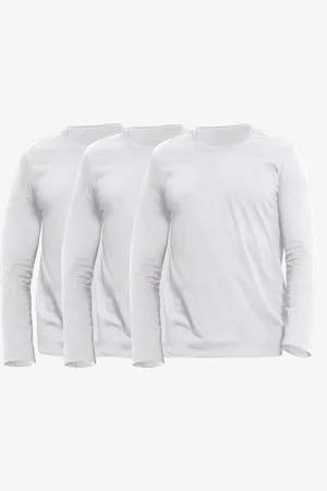 Kohmar Kit 3 Camiseta Manga Longa Masculina Meia Malha