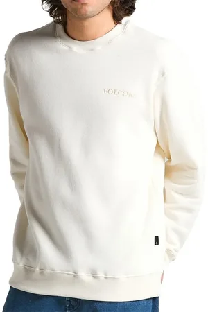 Volcom Moletom Careca Free Fall WT25 Masculina Off White