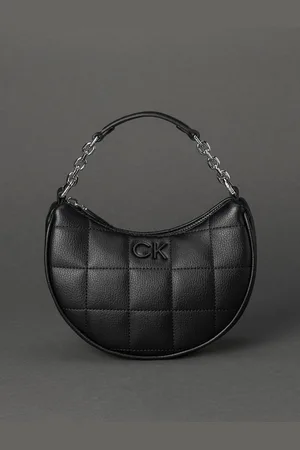 Calvin Klein Bolsa Feminina Pequena Meia Lua Calvin Klein