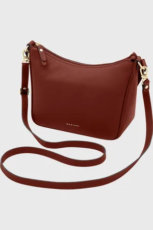 Mariart Bolsa Transversal de Couro Macaúba Terracota