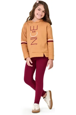 Elian Infantil - Conjunto Menina Blusão e Legging