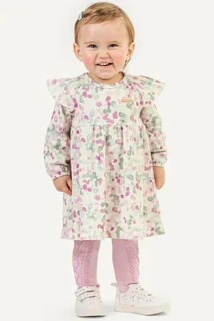 Colorittá Infantil - Vestido Menina Com Meia-Calça