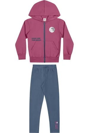 Elian Infantil - Conjunto Menina Jaqueta Com Capuz