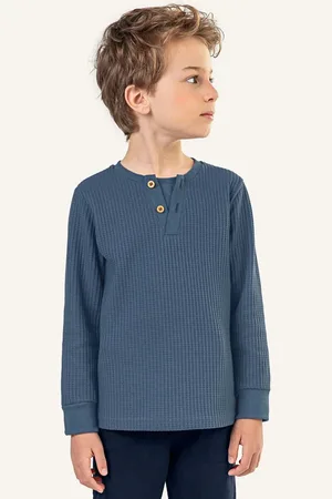 Colorittá Infantil - Camiseta Menino Tricô Botões