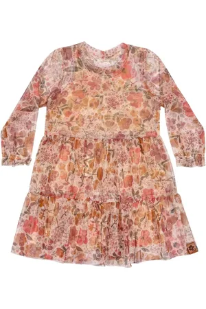 Elian Infantil - Vestido Menina Tule Floral