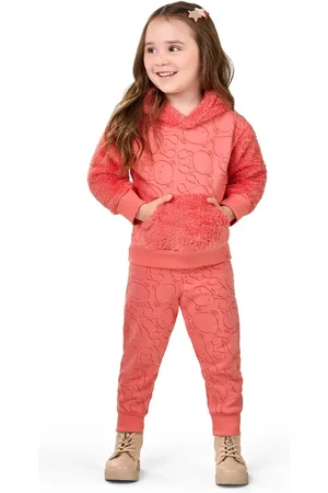 Elian Infantil - Conjunto Menina Moletom Peluciado