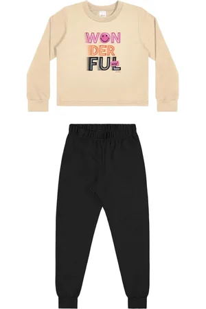 Elian Infantil - Conjunto Menina Moletom Estampado