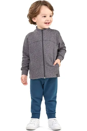 Elian Infantil - Conjunto Menino Jaqueta Moletom Estampado