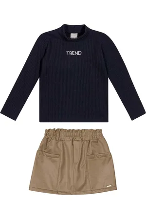 Colorittá Infantil - Conjunto Menina Blusa Trend e Saia