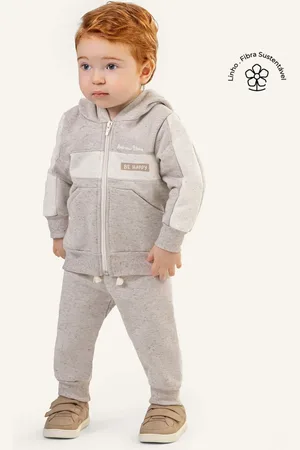 Colorittá Infantil - Conjunto Menino Moletom Linho