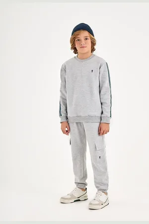 Onda Marinha Infantil - Conjunto Blusão e Calça Jogger em Moletom