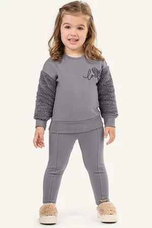 Colorittá Infantil - Conjunto Menina Pelúcia Lurex