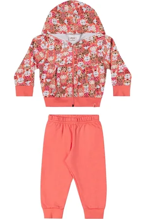 Elian Infantil - Conjunto Menina Jaqueta Bichinhos
