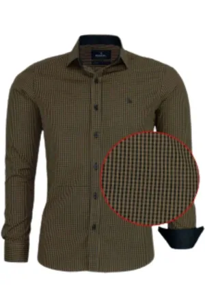 Amil Camisa Manga Longa Slim Algodão Cor 01 1749
