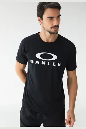 Oakley Camiseta Reta Logo Preta