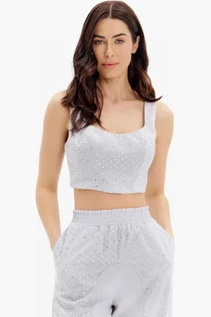 LANCA PERFUME Top Corset De Alças Shine