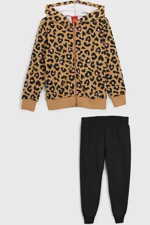 KYLY Infantil - Conjunto 2pçs Manga Longa Blusa E Calça De Moletom