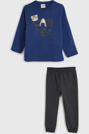 Brandili Conjunto 2pçs Manga Longa Blusa E Calça De Moletom