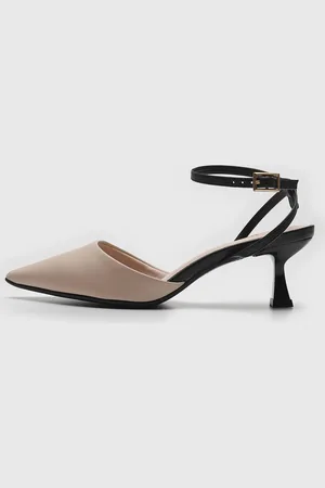 BEBECÊ Scarpin Slingback cê Liso Off-White