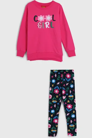 KYLY Infantil - Conjunto 2pçs Manga Longa Blusa De Moletom E Calça