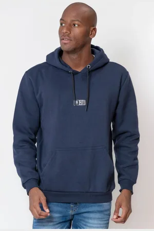 Polo Wear Blusa Moletom Masculina Canguru Logo Escuro