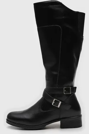 MOONCITY Bota Fivela Preta