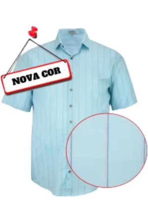 Amil Camisa Manga Curta Clássica Algodão 1800