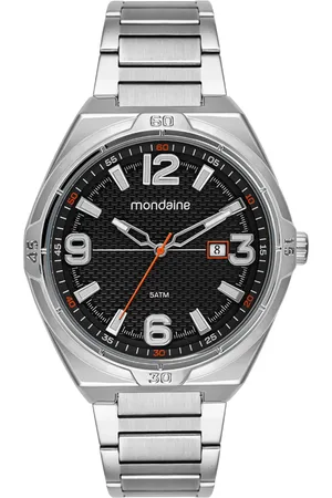 Mondaine Relógio Masculino Visor Texturizado Calendário