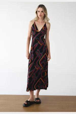 Gentleman Farmer Vestido Midi Alcinhas Logo Tuca