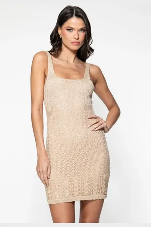 Guess Vestido Curto Tricot Lurex