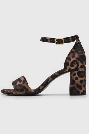 BEBECÊ Sandália cê Animal Print Onça