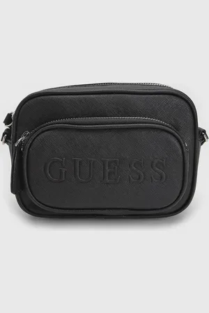 Guess Bolsa Transversal Acompanha Porta Moeda Preta