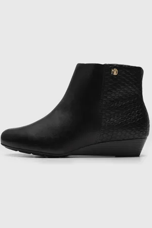 MODARE Bota Anabela Lisa Preta