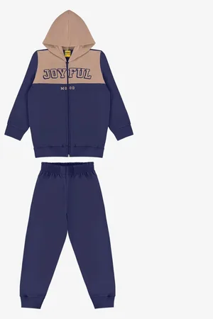 Rovitex Kids Infantil - Conjunto Jaqueta Com Capuz E Calça Rovi