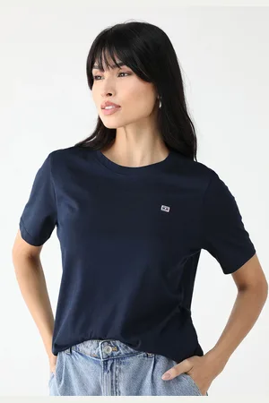 Tommy Hilfiger Camiseta Regular Logo Azul-Marinho