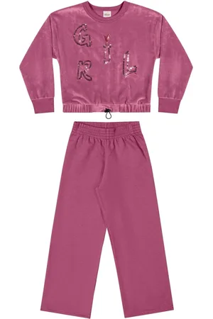 Elian Infantil - Conjunto Menina Blusão Plush
