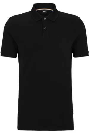 HUGO BOSS Camisa Polo Em Algodão Orgânico Com Logo Bordado