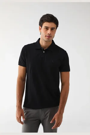Reserva Camisa Polo Reta Piquet Logo Preta