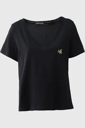 LANCA PERFUME Camiseta Reta Logo Preta