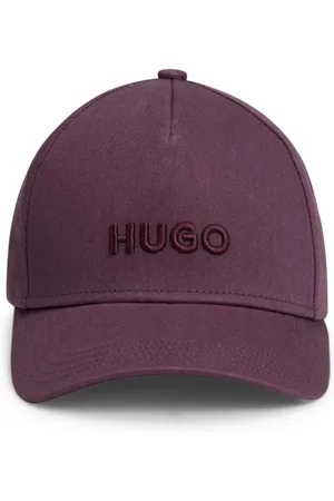 HUGO BOSS Boné Bordado Com Logo Em Sarja De Algodão - ÚNICO