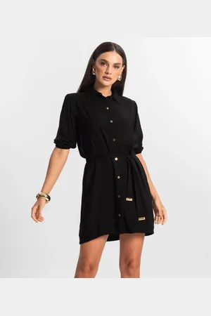 Endless Vestido Feminino Chemise de Viscose