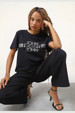 John John Camiseta Stripes Preta