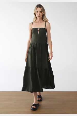 Gentleman Farmer Vestido Midi Recortes