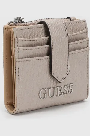 Guess Carteira Quadrado Aplicação Logo