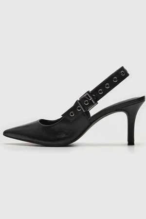 Loucos e Santos Scarpin Slingback Ilhós