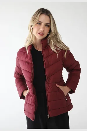 FACINELLI Jaqueta Nylon Matelasse Vermelha