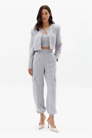 LANCA PERFUME Calça Jogging Cintura Média Shine