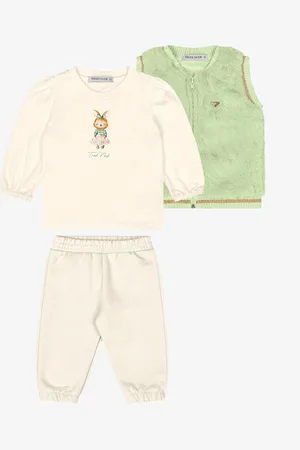 TRICK NICK Infantil - Trijunto, Blusa Com Calça e Colete