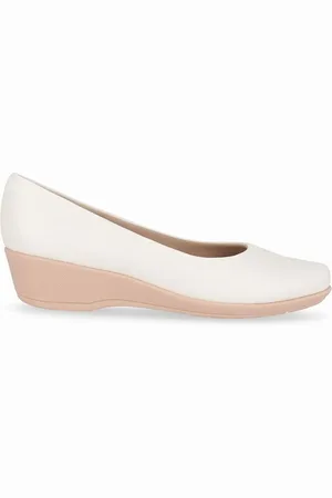 Piccadilly Sapato Ivone Anabela Médio Off White