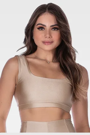 Summer Soul Top Fitness de Alta Sustentação Com Bojo Removível